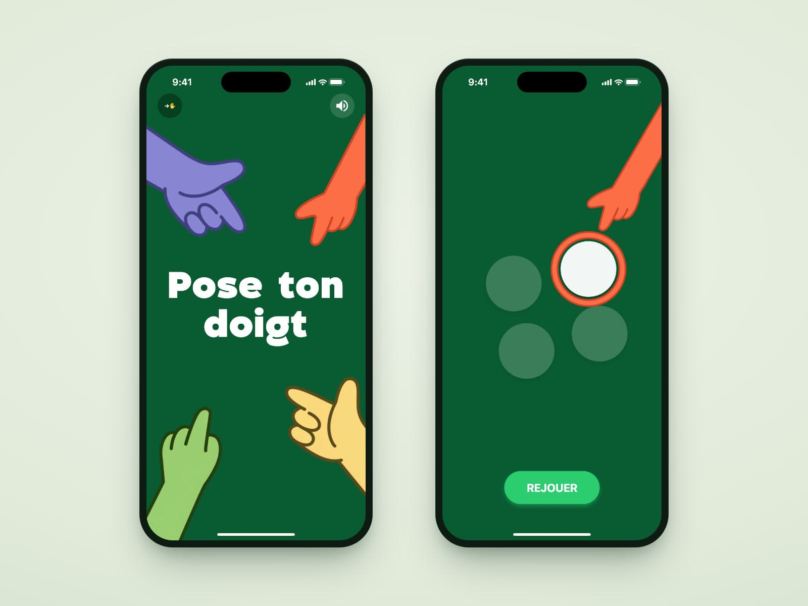 Finger Roulette, mobile game