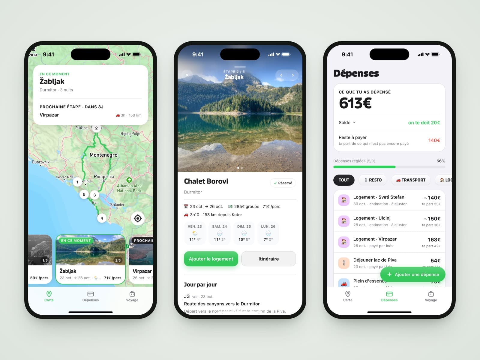 Roadbook, web and ios app