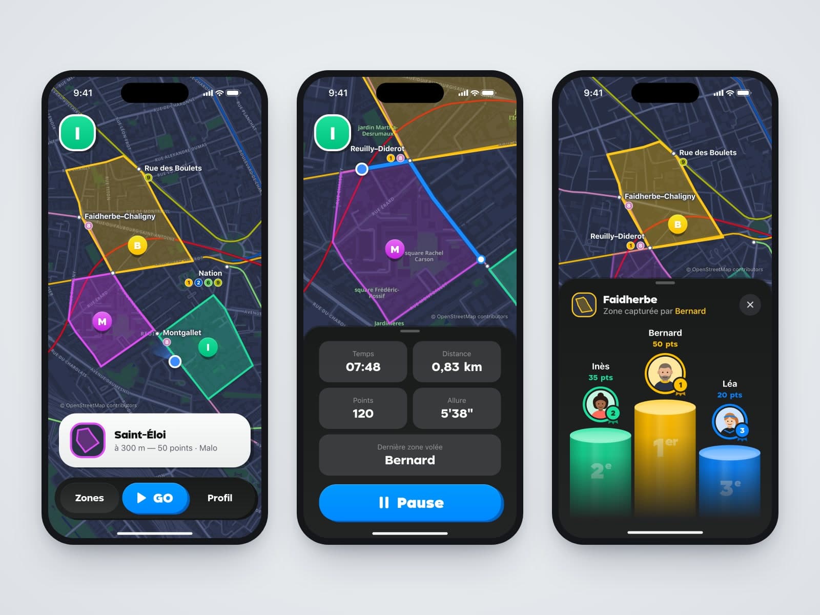 RunR, ios app concept