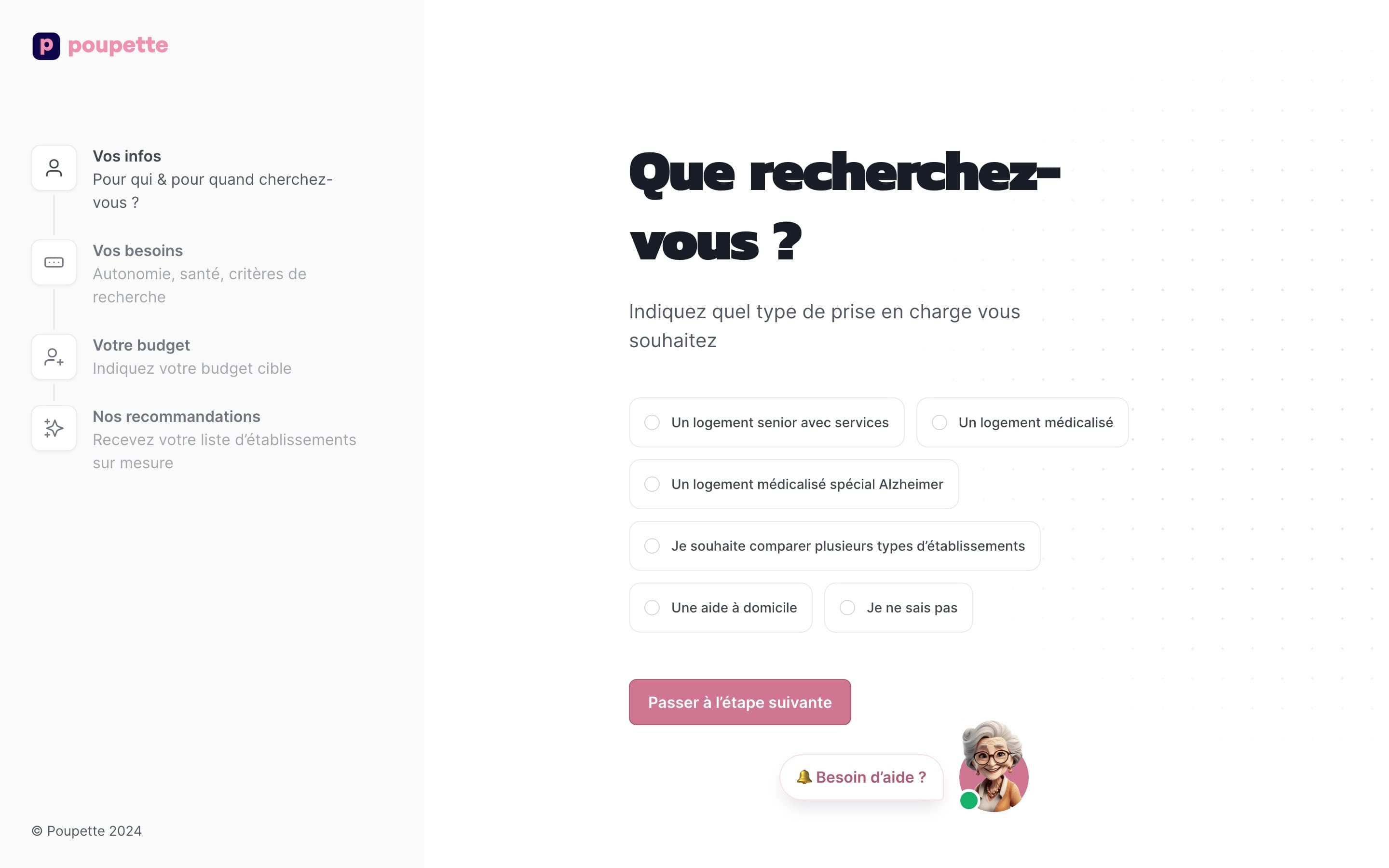 La simulation Poupette sur ordinateur, prototype interactif